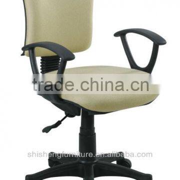 BEATIFUL WHITE FABRIC STAFF CHAIRS