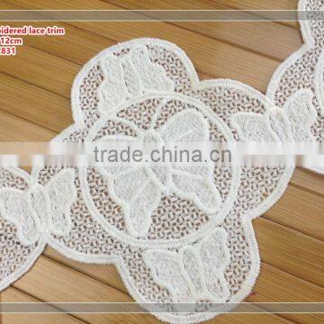 the new fashion bag polyester 12cm width lace trimming