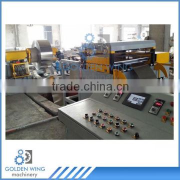 Automatic Tinplate Coil Uncoiler Leveller With Straight Cutting Machine Line