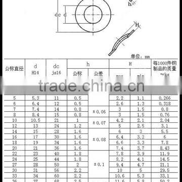 Good Price High Quality Wave Spring Lock Washer
