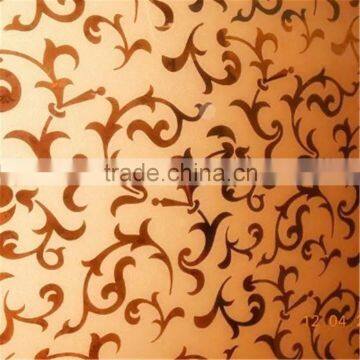 Acid Etched Stereo Pattern Color Mirror