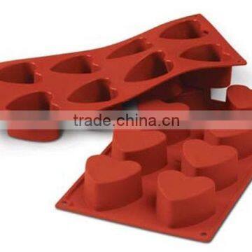 Fancy heart shape silicone chocolate mold,Silicon Cake Mould,Chocolate Mould