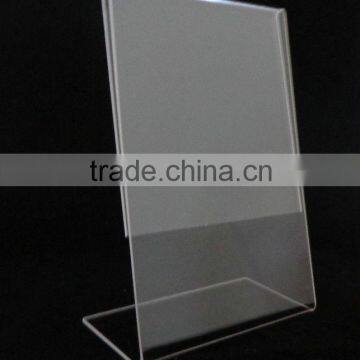 popular table stand acrylic menu holder,restaurant menu holder