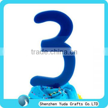 Blue acrylic table toppers wedding for cake decoration