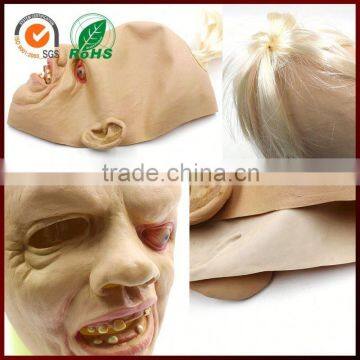 2016 Woman Halloween White Cutout Clown Mask Lace Sexy Prom Party