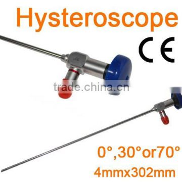 hot sale 2.9x302mm endoscope Hysteroscope 4x302mm 0 12 30 70 degree optional uteroscope metroscope surgical instrument