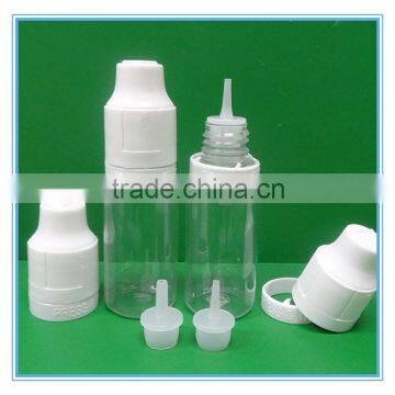 15ml 20ml 30ml plastic pet empty e cig liquid smoke oil bottle