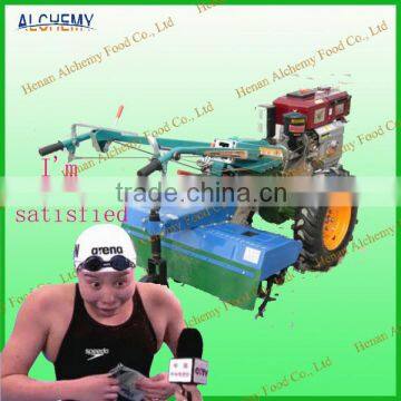 agriculture hand tractor for sale with Seat Rotary cultivator Electric start Wood packing Install video and Random small tools