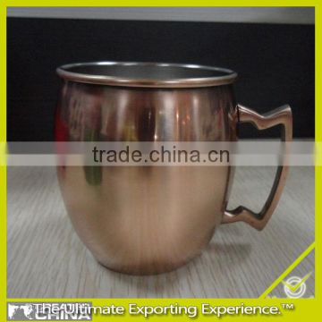 Copper Cup / aluminium cup with plating copper/copper mug