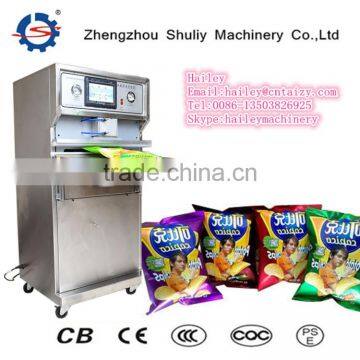 vacuum nitrogen-filling packaging machine / food packing machine