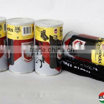 clear paper tube with PVC window for gift packaging