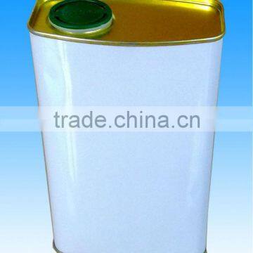 square chemical tin can