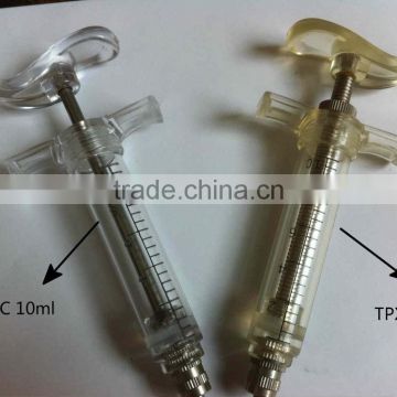 10ml TPX PC Syringe Veterinary Vaccine Syringe Veterinary Injection Syringe