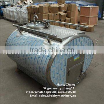 Horizontal Stainless Steel Container Transportation Milk