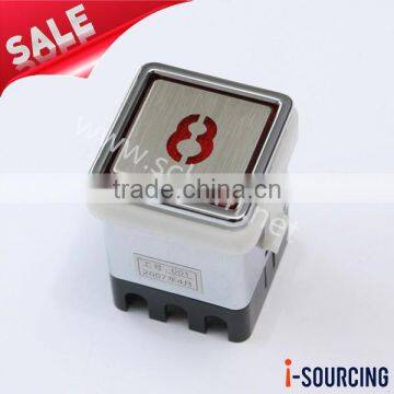 Square Slim design elevator button for elevator parts