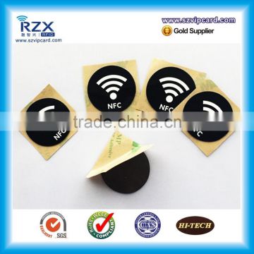 Popular PET/PAPER rfid NFC sticker for metal shell moblie phone