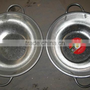 Steel head pan for africa market