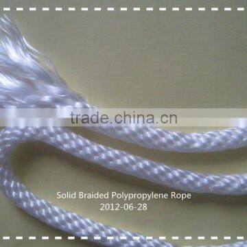 11mm Solid Braided Polypropylene multifilament Rope