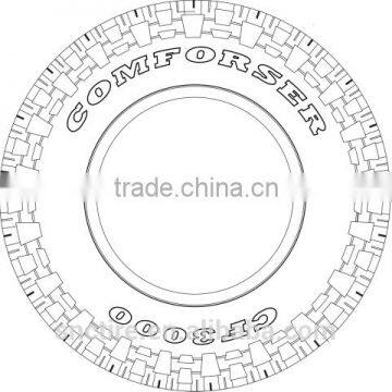 COMFORSER Brand CF1000 CF2000 CF3000 SUV Tires photo-2