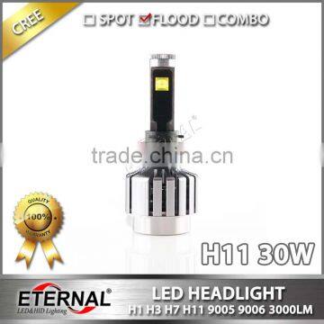 H1 H3 H4 H7 H11 9005 9006 high power led replacement headlight bulb kit for motorcycle automotive offroad 4x4 racing vehicles