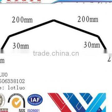 Speical Design Colored Steel Ridge Cap Sheet/ Colored Steel Ridge Cap Sheet/steel Sheet Accessory Roof Tile Ridge Caps Roof Tin photo-4