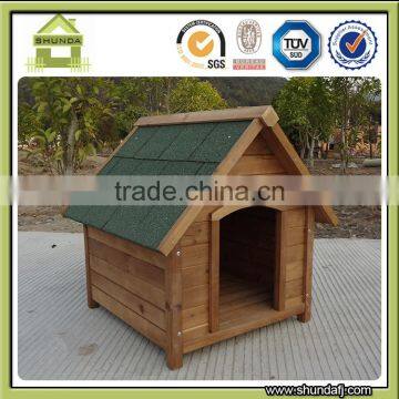 SDD04 Hot selling Apex roof decorative cheap Wooden Dog house