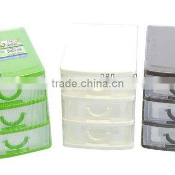 MINI PLASTIC DRAWER,3-TIER.13*11.5*9CM