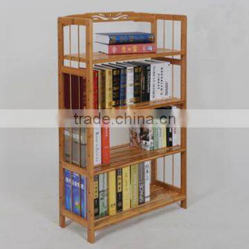 Wooden bamboo book shelf