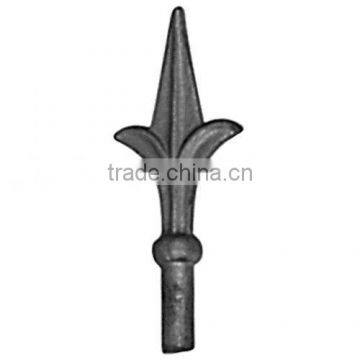 wrought iron and cast iron spear points