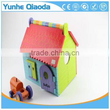 Early Learning Wooden Play Toys House Packing House Toy photo-5