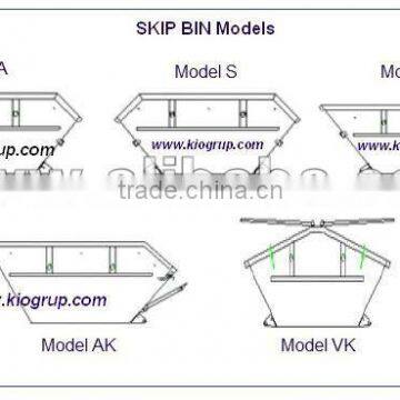 Skip container 4 - 15 cbm cbm