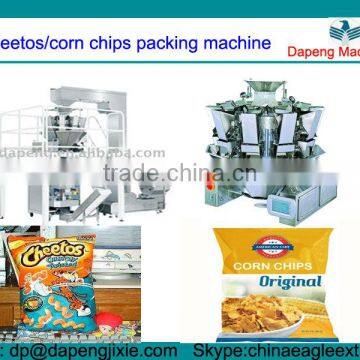 cheetos/corn chips packing machine with ten heads weighters