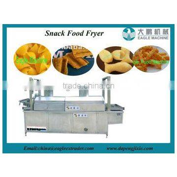 High quality continuous automatic Nik Naks frying machine