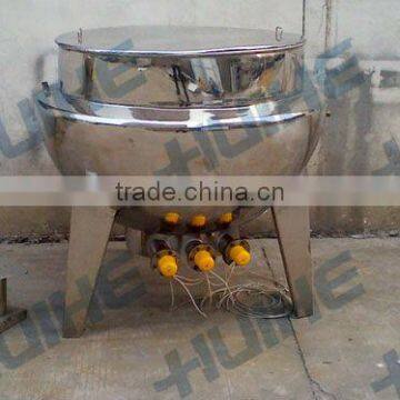 dairy processing industrial cooking jacketed kettle