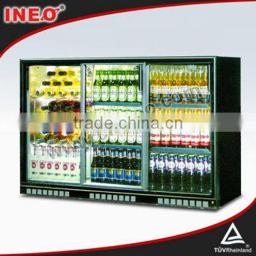 303L Sliding Glass Door Back Bar Fridge/Beer Bottle Fridge/Bar Fridge With Glass Door