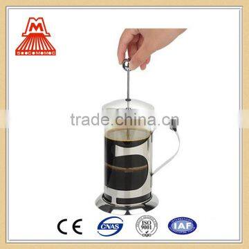 Quality Products W124-CP058 Stainless Steel Glass French Press Coffee Tea Maker photo-3