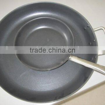 Stainless Steel Frying Pan With Induction Bottom photo-2