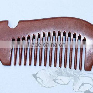 Fish Wood Pocket Comb