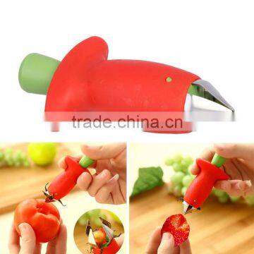Strawberry Tomato Berry Stem Leaves Huller Remover Strawberry Corer Tool