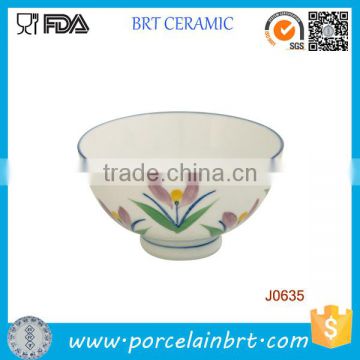 Vintage Style Chinese Ceramic Noodle Bowl