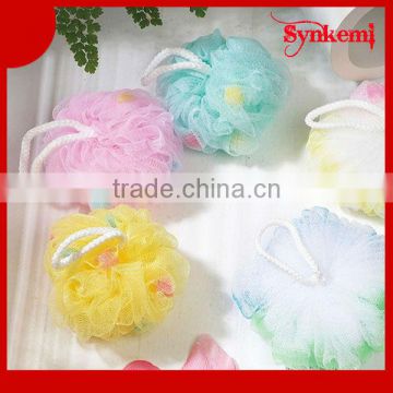 Plastic bath net sponges ball