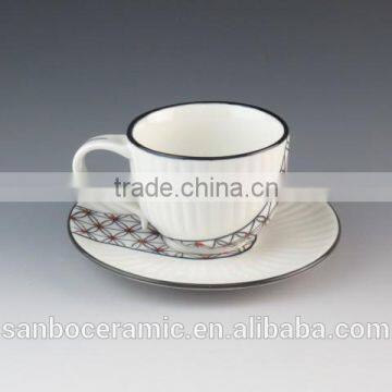 Porcelain Teapot With Lid & Hand Painting, 12 PCS Cup & Saucer photo-3