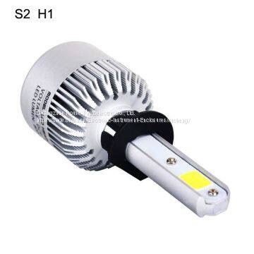 LED фара для автомобиля LED фара для автомобиля S2 H1 COB LED фара для автомобиля дальний/ближний свет 72 Вт 8000 лм 2