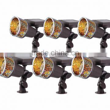 6-PC PLASTIC MOSAIC SOLAR SPOT (PDQ) LIGHT photo-2