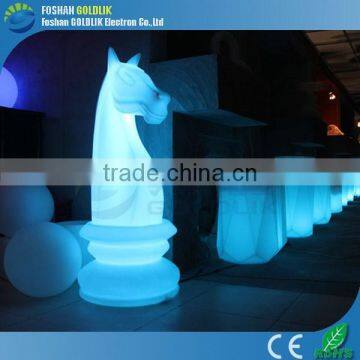 Wireless Remote Control Garden Decorative Tall Chess Illuminated LED Light Knight photo-4