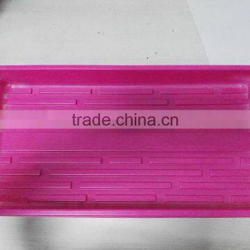 OEM pink plastic hydroponic seedling trays