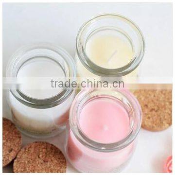 Smokeless Candle Glass Cup / Romantic Scented Candle Birthday Candle Jar photo-2