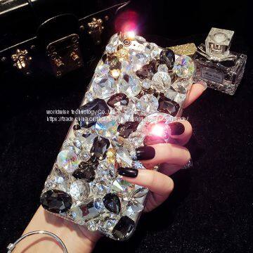 Luxury Crystal Diamond cell phone cover case mobile Phone Cases for iPhone7/7Plus/6/6s/6plus/6splus soft shell housing