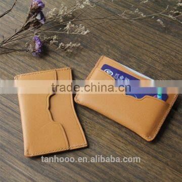 Custom Personalized Unisex PU Leather Card Holder Simple Design Card Pocket photo-5