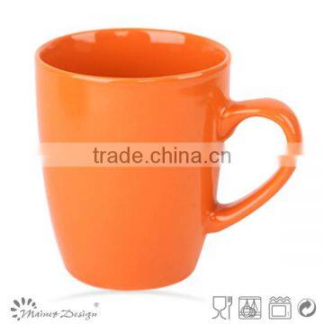 color glaze stoneware round shape mugs